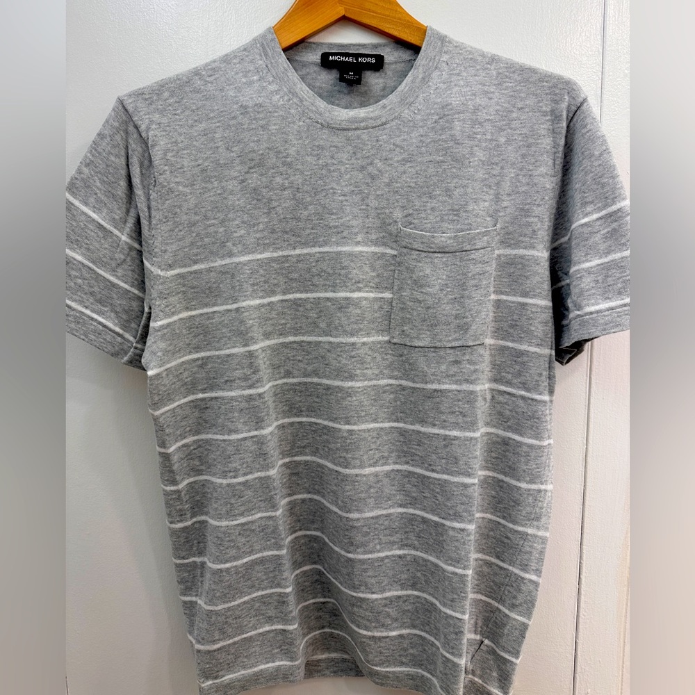 Michael Kors Stripped Knit T-Shirt